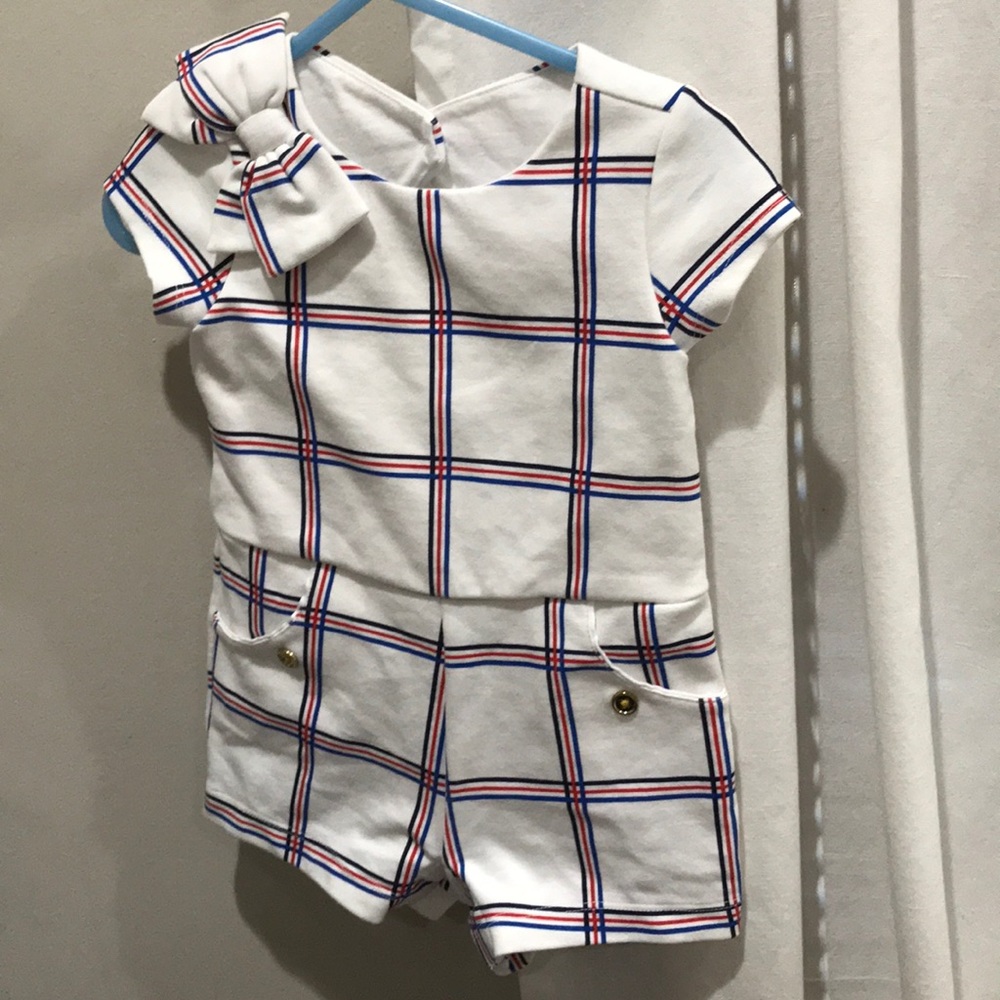 Janie and Jack romper for baby girls